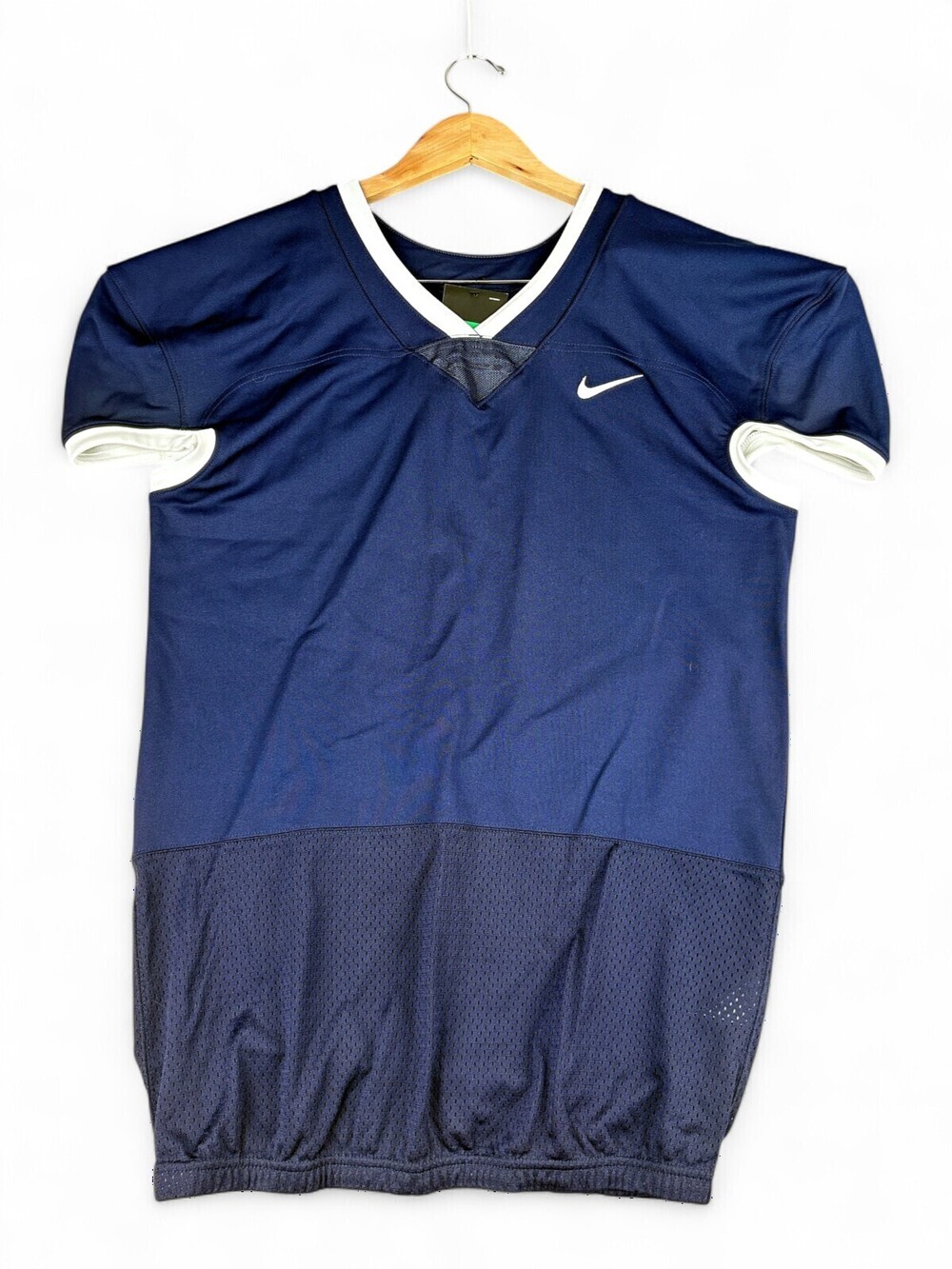 Nike Men's Football Practice Jersey Mesh Hem Navy XL